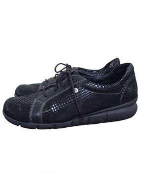 Wolky Atrani Black Comfort Sneakers Size 39